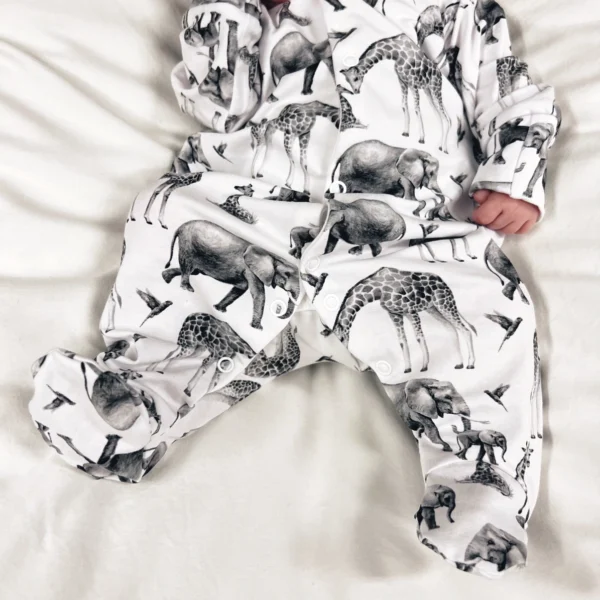 Safari Cotton Sleepsuit - Image 5