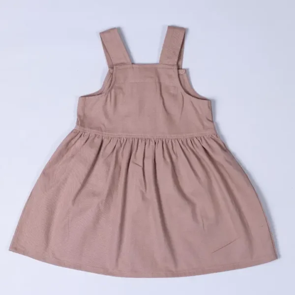 Girls Pleated Dress With Straps - Image 5