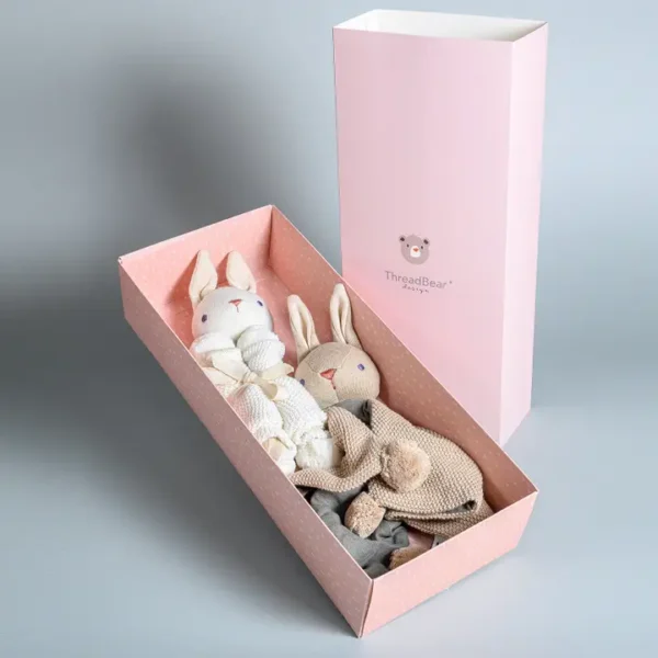 Baby Threads Bunny - Organic Comforter x2 + Gift Box - Image 2