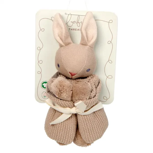 Baby Threads Taupe Bunny - Image 3