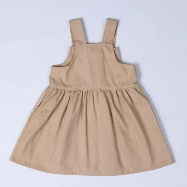 Girls Pleated Dress With Straps - Image 6