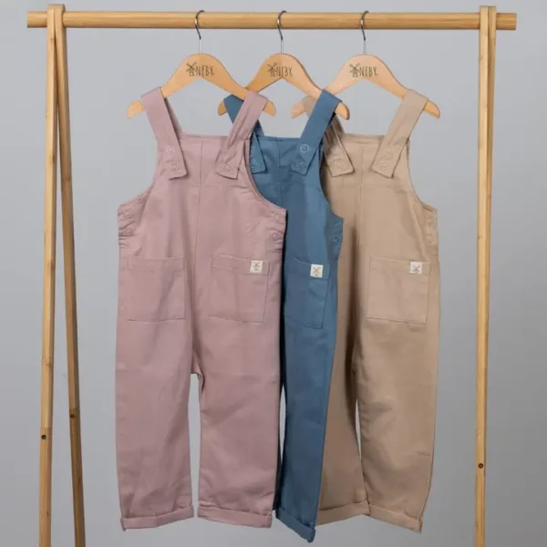 Kids Dungarees with Patch Pockets