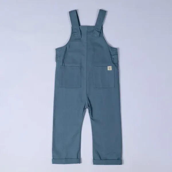 Kids Dungarees with Patch Pockets - Image 3