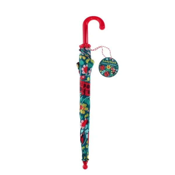 Wholesale Children's Push-Up Umbrella - Ladybird - Image 2