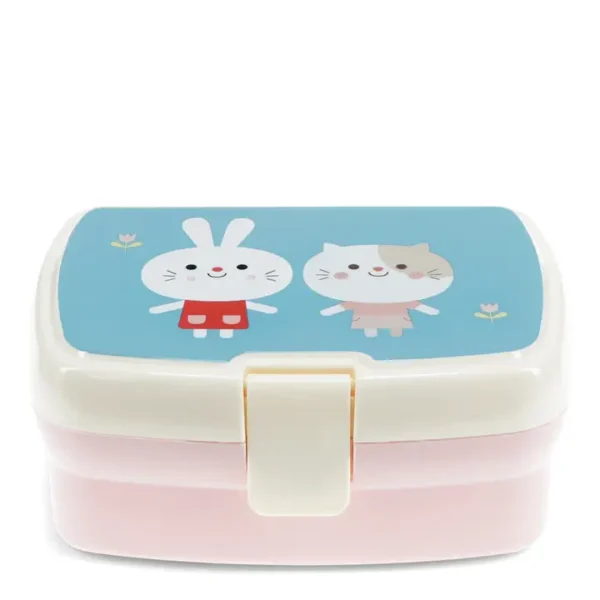 Wholesale Lunch box with tray - Lottie and Friends