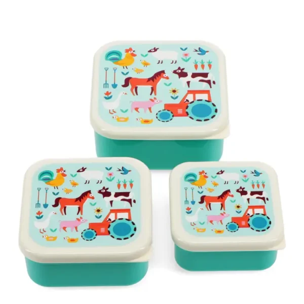 Wholesale Snack boxes (set of 3) - Farmyard